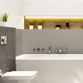 Adesivo murale 200x60 cm Taupe - Ambiance