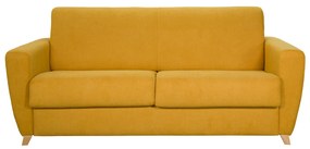 Divano letto scandinavo giallo senape GRAHAM