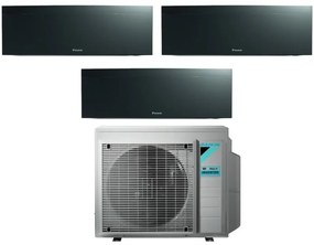 Daikin - Climatizzatore Condizionatore Bluevolution Trial Split Inverter serie emura black iii 7+9+12 con 3MXM68N R-32 Wi-Fi Integrato
