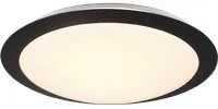 Plafoniera Rotonda Bagno Umberto Led 12w IP44 Nero Trio Lighting