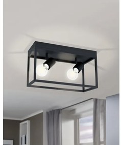 Eglo 98332 - Plafoniera SILENTINA 2xE27/40W/230V