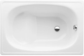 JIKA H2340000000001 - Vasca da bagno con seduta RIGA 105x70 acciaio/bianco
