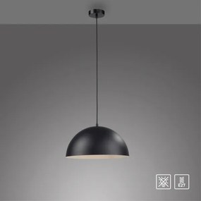 Schöner Wohnen 11728-18 - Lampada a sospensione ALI su cavo 1xE27/25W/230V Ø 38 cm nero