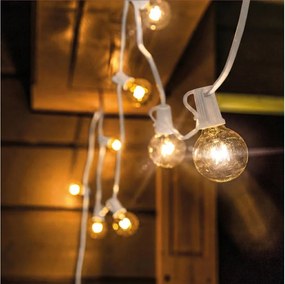 Brilagi - Catena luminosa decorativa LED da esterno GIRLANDA 10xE12 8 m bianco IP44 luce bianca calda