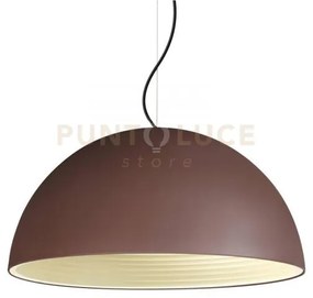 Folk lampadario a sospensione 1 luce attacco e27 d.50cm coffee