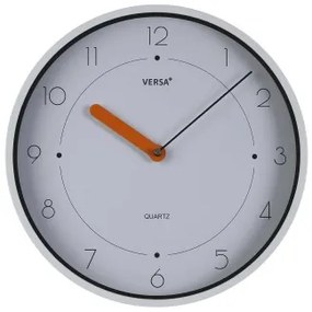 Orologio da Parete Versa Bianco Plastica Quarzo 4 x 30 x 30 cm