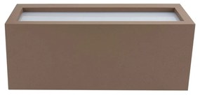 Applique Band Design - E27 Mattone (Ruggine - Corten) - Bidirezione