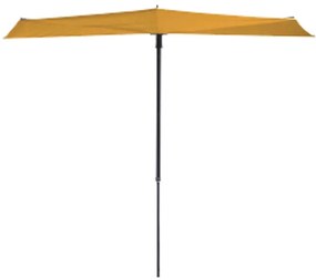 Ombrellone Da Balcone Sun Wave 270x150 Cm Giallo Oro /