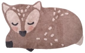 Tappeto per bambini in cotone fatto a mano, 70 x 110 cm Little Deer - Nattiot