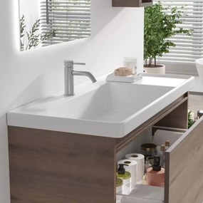 Mobile bagno sospeso 100cm con cassetto e lavabo incasso SP-100 - KAMALU