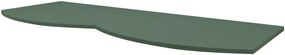 Top per lavabo Vague BADEN HAUS L 138 x H 1.6 x P 51 cm verde stratificato, verniciato