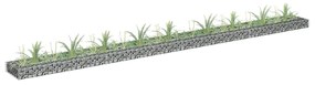Gabbione Letto Rialzato İn Acciaio Zincato 360x30x10 Cm /