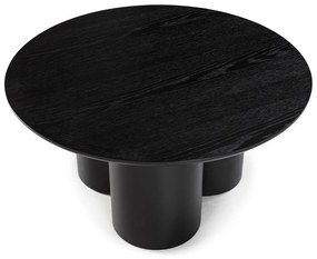 Tavolino da salotto rotondo nero ø 80 cm Lua – MOME