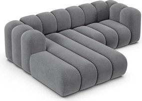 Divano angolare grigio ad angolo sinistro Lupine - Micadoni Home