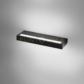 Gap523- applique led biemissione in alluminio nero dimmerabile 300...