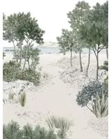 Isidore Leroy Carta da parati panoramica Dune Naturel - Panel A