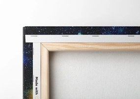 Stampa su tela – Pianeta Terra e Luna rossa