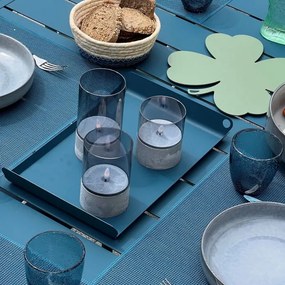 Brilliant - SET di 3 candele LED BOUGIE LED/2xAA IP44 grigio/fumo