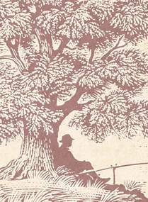 Lewis & Wood Carta da parati Royal Oak - Bloodstone