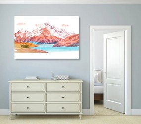 Quadro su tela – Splendido paesaggio montano