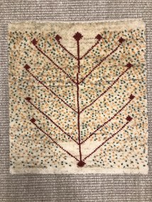 Gabbeh Tappeto persiano 40x40 Blu (Iran) Annodato A Mano