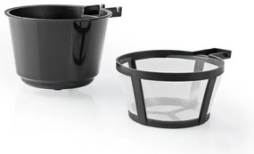 Nedis KACM300FBK - Macchina da caffè per una tazza 0,4 l con travel tazza