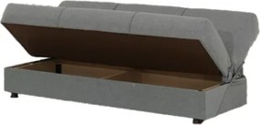 Divano Letto 3 Posti 190x81x90 Con Contenitore Cosy Lumos Grigio
