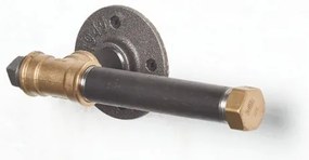 Portarotolo BORURAF 8x22 cm nero/oro