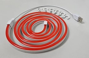 LED Striscia flessibile NEON LED/5V USB 1,8 m rosso