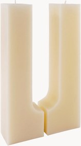 Set di 2 candele fatte a mano Marta