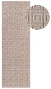 Passatoia beige 80x240 cm Perles Tourmaline – Elle Decoration