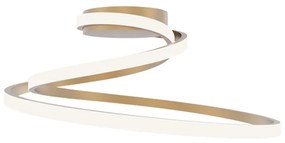 Plafoniera LED Coaster, dorato Ø 50 cm, luce con 3 temperature di colore LUCE AMBIENTE DESIGN