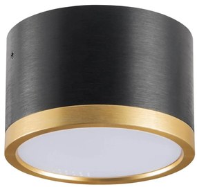 Plafoniera LED MIRELLA 1xGX53/6W/230V nero/oro