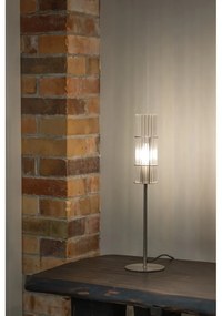 Lampada da tavolo in argento (altezza 50 cm) Tubo - Markslöjd