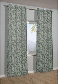 Tenda verde in jacquard 135x245 cm Dekor – Sehlbach