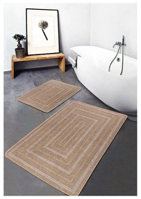 Tappetini da bagno marroni in set da 2 pezzi 60x100 cm - Mila Home