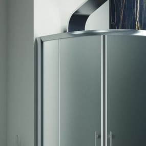 Box doccia semicircolare 90x90 vetro satinato anticalcare KF2000 - KAMALU
