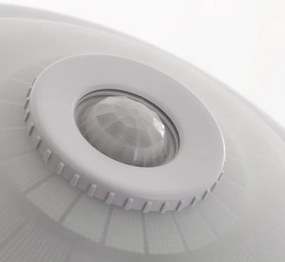 Ecolite WHST78-BI - Plafoniera da esterno con sensore VERA 2xE27/60W/230V IP44