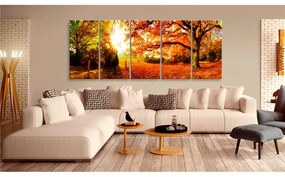 Quadro Enchanting Autumn  Colore Marrone, Dimensioni e Misure 225x90