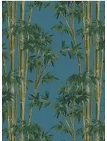 Wandbild Bambusa von House of Hackney - Azure