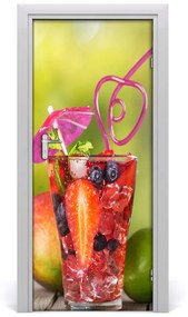 Rivestimento Per Porta Cocktail di frutta 75x205 cm