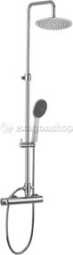 Colonna Doccia Regolabile Soffione 23 cm e Miscelatore Con Deviatore Cromo Paffoni Mini Master Zcol686sk2