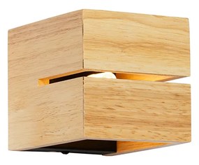 Applique da parete rustica in legno di quercia 9,7 cm - Transfer Groove