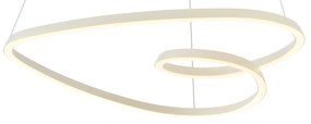 Lampada a sospensione scandinava beige 72 cm con LED dimmerabile a 3 livelli - Circuit