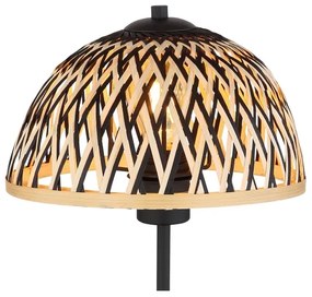 Globo 15767T - Lampada da tavolo COLLY 1xE27/15W/230V bambù