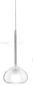 Beba sospensione 1 luce attacco g9 vetro trasparente d.20cm rosone ...