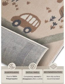 Tappeto per bambini beige 160x235 cm Animal Park - Hanse Home
