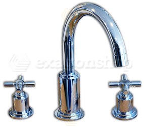 Ideal Standard Athys A2042 Gruppo Lavabo A 3 Fori Completo Di Piletta Cromo