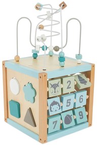 Bieco - Cubo motorio con labirinto XXL - animali del bosco