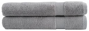 Asciugamani Premium Solund 2 Pz Grigi 100x200cm 600gsm /